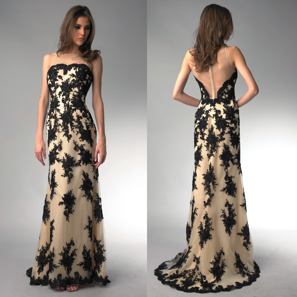 Basix Black Label - Lace evening gown